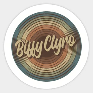 Biffy Clyro Vintage Vinyl Sticker